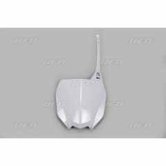 UFO Front numberplate YZF250 19- / YZ450F 18- White 046