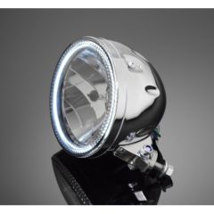 Highway Hawk Headlight with Led-Ring (68-0351)
