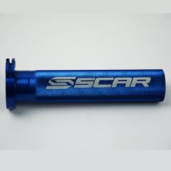 Scar Aluminum Throttle Tube + Bearing - Kawasaki/Suzuki/Yamaha - Blue color (TT100B)