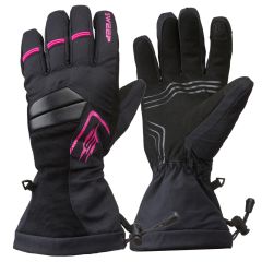 Sweep Scout Snowmobile gloves, black/pink