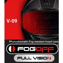 MT Fogoff Photocromatic antifog lens for V-09 visor