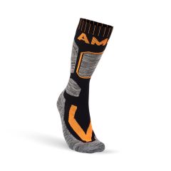 AMOQ Socks Black-Orange