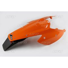 UFO Enduro rear fender whit light KTM EXC 04-07 Orange 127