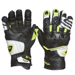 Sweep Forza gloves, black/white/yellow