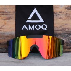 AMOQ Comet Sunglasses Black - Red Mirror