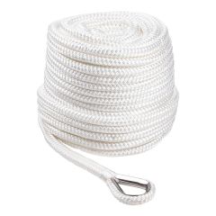 Qvarken Anchor Rope Dockline with thimble 18mm 50m white