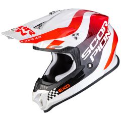 Scorpion MX Helmet VX-16 AIR Soul white/red