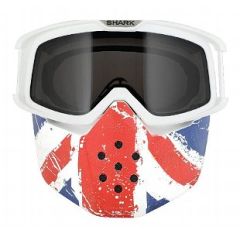 Shark goggles + mask for RAW/Drak, Union Jack