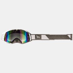 MT MX Evo Stripes MX goggles, white/black