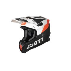 Just1 Helmet J-22 C Adrenaline Orange/White/Carbon Matt
