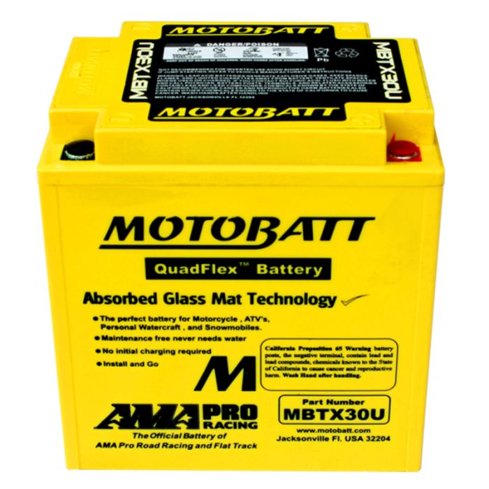 MotoBatt Xevo 250 ie 2007 High Quality Motobatt Battery 